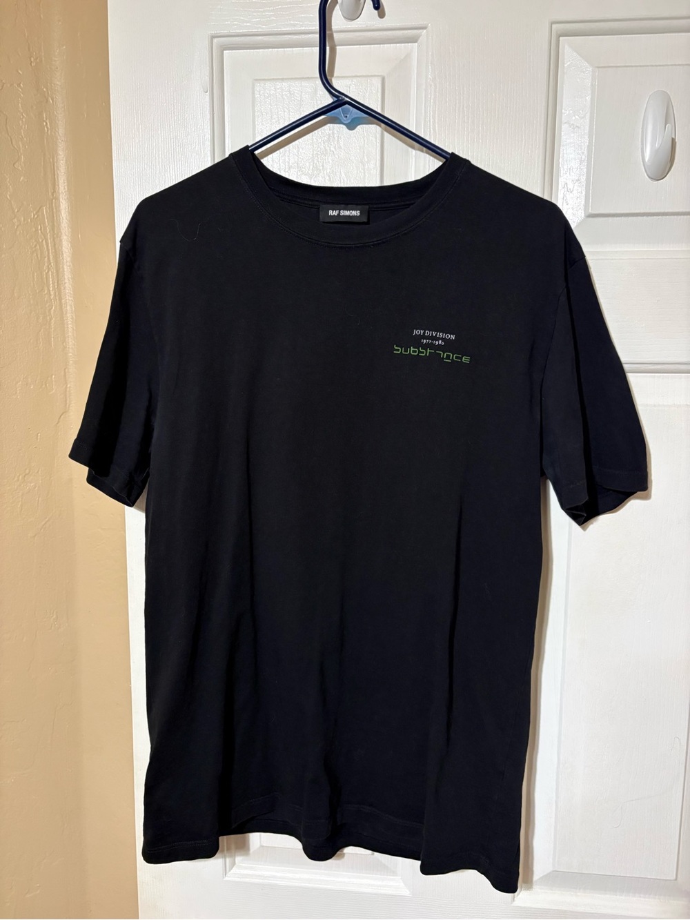 Raf Simons x Joy Division Substance Black Short-Sleeve Tee